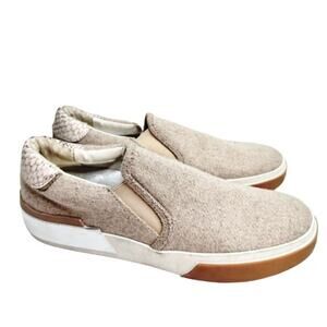 Dolce‎ Vita Sneakers Womens Size 6 Zaylor Tan Low Top Slip On Casual Shoes